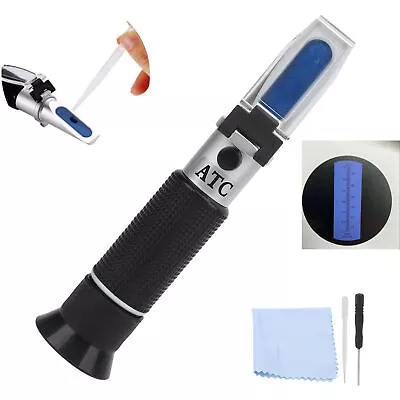 02 015 Refractometer Convenient Honey Concentration Meter For Detect The • £17.05