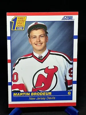 1990-91 Score - Martin Brodeur Rookie Card RC New Jersey Devils #439 • $3.50