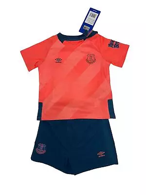 Everton Football Mini Kit (Size 12-18M) Infants Umbro Away Game Kit - New • £7.99
