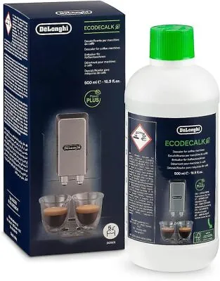 $45.90 • Buy DeLonghi EcoDecalk DLSC500 Natural Descaler For Coffee Machines | 500ML Pack AU
