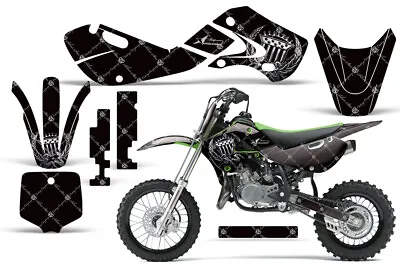 Decal Graphic Kit Wrap For Kawasaki KLX 110 02-09 KX 65 02-18 SSTAR RLD C K • £96.37