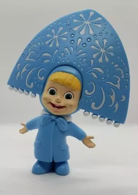 Masha And The Bear Snow Maiden Holiday Ice Figurine Rare 4”  M1 • $7.29