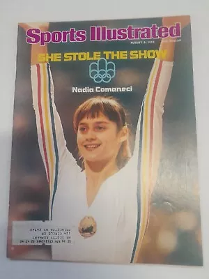 Sports Illustrated August 2 1976  NADIA COMANECI Vintage • $10