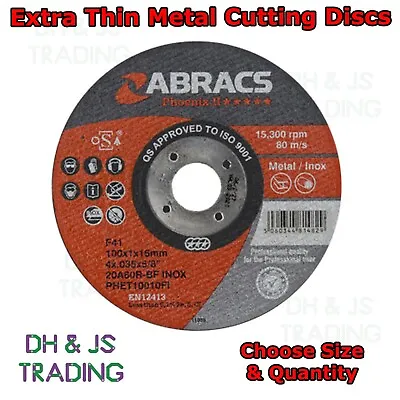High Quality Thin Metal Cutting Disc Stainless Steel Angle Grinder 100mm-230mm • £5.99