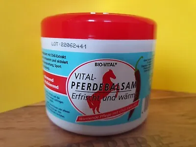 1 X Organic-Vital Horse Balm Horse Ointment 500ml Refreshed & Warmed With Chili Extract • £5.13