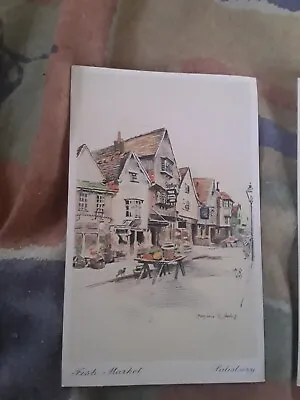 Postcards Salisbury Marjorie C Bates + 1 Salisbury Cathedral • £13.99