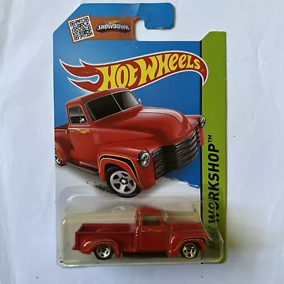 2013 Hot Wheels ’52 Chevy Truck Red #244/250 Hw Workshop Diecast Scale 1/64 • $18.50
