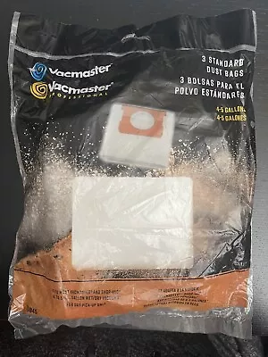 $7.25 • Buy Vacmaster  Vacuum Dust Bags 3 Pack 4-5 Gallons Dry  For Vacmaster & Shop Vac New