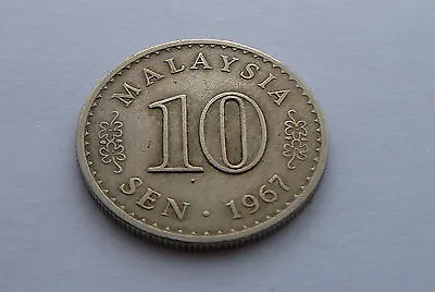 £4.50 • Buy 1967 Malaysia 10 Sen Coin