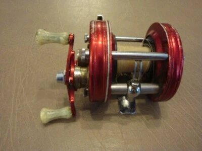 $9.99 • Buy Vintage Abu Ambassadeur Sweden Baitcasting Red 5000 FISHING REEL 901174