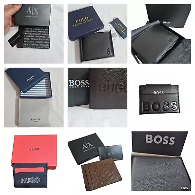 £17.50 • Buy Luxury Wallets And Card Holders Hugo, Polo, Exchange, DKNY, BP, Tommy,