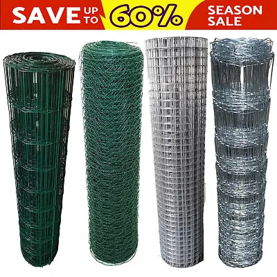 Galvanised Welded Wire Mesh Panels PVC Coated Welded Wire Meshs Panel Pet Gates • £25.90