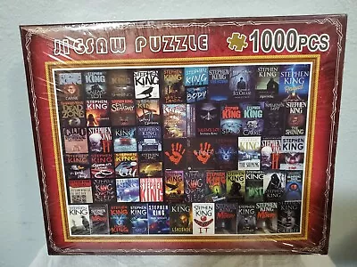 SEALED Stephen King Book Classic Horror Movie Jigsaw Puzzle 1000 Pieces BOX BENT • $11