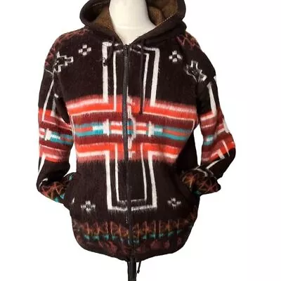Aztec Hooded Sweater • $21