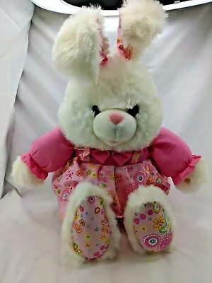 B&B Toymaker Rabbit Plush Animated Cheeks Light Ears Move Musical Stuffed Animal • $39.56