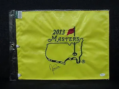 Angel Cabrera Signed 2013 Augusta Masters Golf Pin Flag JSA I58592 • $195