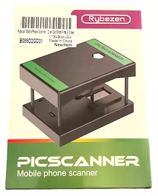 Rybozen Picscanner Mobile Phone Scanner For B&W/Color Negatives 24x36 • $15.99