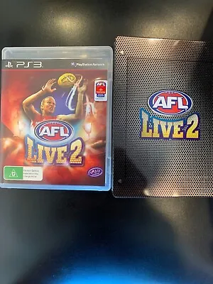 AFL LIVE 2 Limited Edition Hard Steelbook Case Playstion 3 PS3 [+ Manual] • $20
