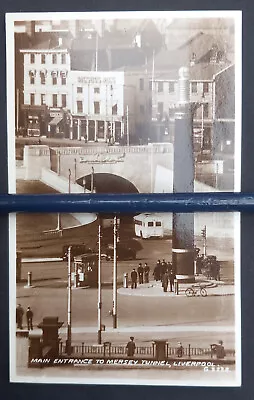 Mersey Tunnel Postcard - Unused - By Valentines C.1938 - Birkenhead Liverpool   • £2.50