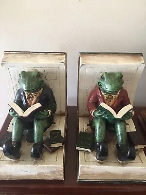 Rare Toads Escape Wind In The Willows Grahame Vintage Original UK Ver. Bookends. • £206.58