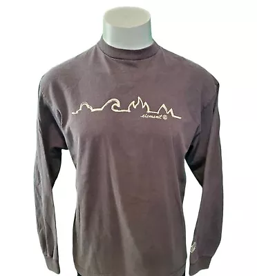 $9.99 • Buy Element Skateboards Long Sleeve Men's T Shirt L  VTG 90s Made In The USA Grunge 