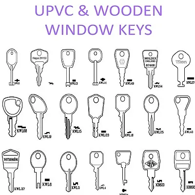 £2.45 • Buy UPVC Handle & Wooden Window Lock Spare Keys  -Cotswold-WMS-ERA *ALL TYPES*