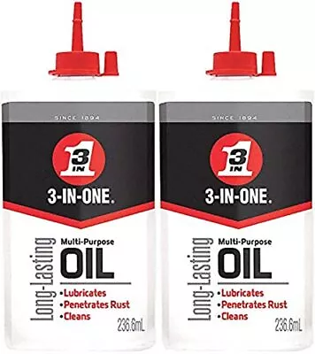 3-IN-ONE 10038 Multi-Purpose Oil 8 Oz (Pack Of 2) • $15.06