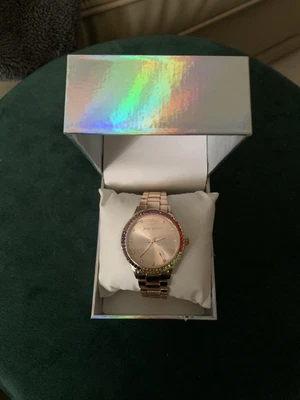 £45 • Buy Juicy Couture Black Label Rainbow CZ Watch Rose Gold (RARE)
