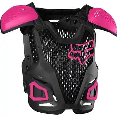 $89.95 • Buy Fox Racing Youth R3 Guard Roost Deflector - Chest Protector - Black/pink