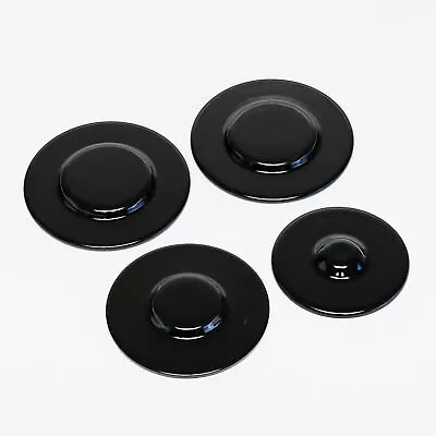 Gas Range Burner Cap Black 4 Pack Kit For Whirlpool Maytag WPW10170555 • $37.57