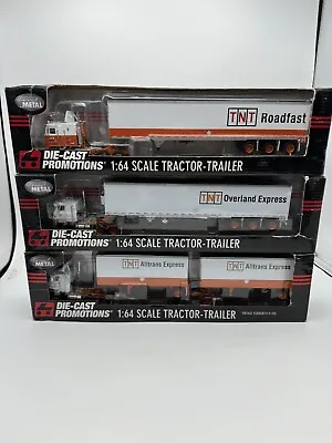 DCP Diecast Promotions 1/64 Scale Lot Of 3 Tractor-Trailer VHTF • $594.99