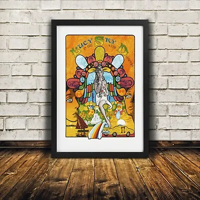 Beatles Lucy In The Sky 60s - High Quality Premium Poster Print • $29.95