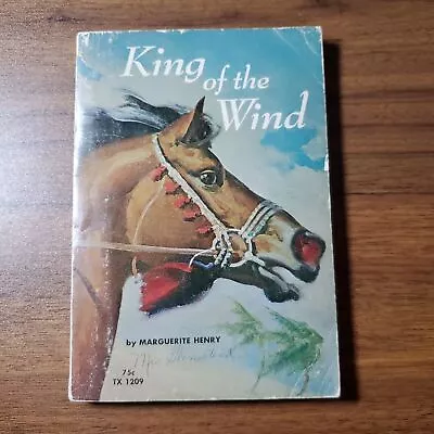 KING OF THE WIND By Marguerite Henry 1971 Vintage Paperback Book Scholastic  • $4.55