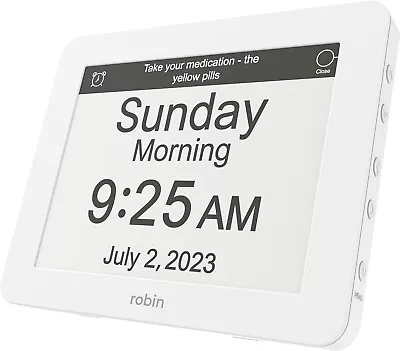 Robin Talking Clock With Day & Date 2-in-1 Digital Day Calendar Clock • £25