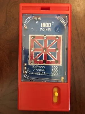 Vintage 1976 Epochco Mini Game Hand Held Pinball Game - Used Working UK Flag • $4.99