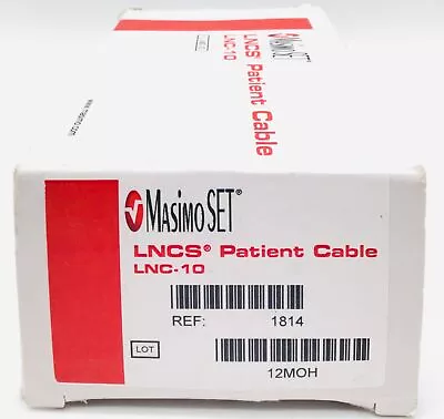 Masimo 1814 LNCS Patient Cable LNC-10 - NEW • $100