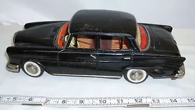 Mercedes Benz 220s Four Door Car Tin Friction Toy Car With Lift By Sss Of Japan • $149.99