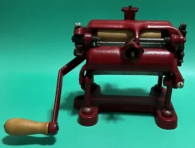 Antique Vitantonio Cast Iron Pasta Machine Red - Comes As Seen • $160