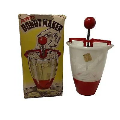 Vintage Mid-century Modern Popeil's Donut Doughnut Maker With Original Box • $16.99