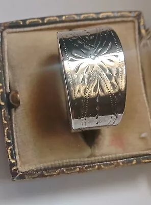 £239.99 • Buy ANTIQUE GEORGIAN SOLID SILVER RING HALLMARKED C1820.