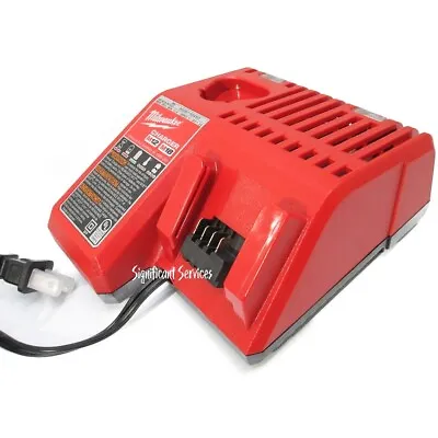 New Genuine Milwaukee M12 M18 18V Battery CHARGER 48-59-1812 Lithium 12 18 Volt • $34.98