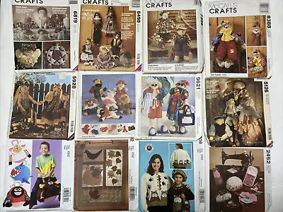 McCall’s Craft Sewing Patterns Lot Of 12 Uncut • $19.99