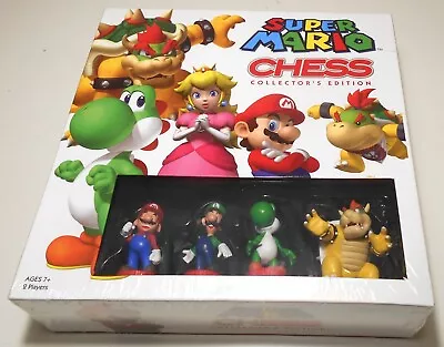 Super Mario Collector's Edition Chess Set New In Sealed Box • $40