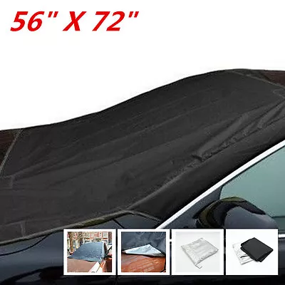 Car Pickup Windshield Cover Snow Prevent Ice Frost Protector Shield Magnet Tarp • $15.85