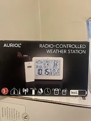 £17.99 • Buy Auriol Radio Controlled Weather Station In White 🔥BRAND NEW&SEALED🔥