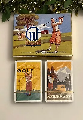 2 Platnik Austria - Gentlemen Golf Cards - GOLF And Montana Vermalia - Sealed • $19.99