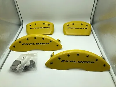 Mgp Caliper Covers 2011-2019 Ford Explorer  Hd  Yellow Brand New Overstock • $189