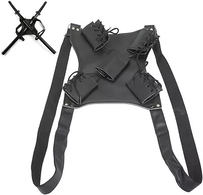 Xmas Gift Deadpool Sword Matching Carry Case Bag Back Strap Waistband Ninja Hero • $25.64
