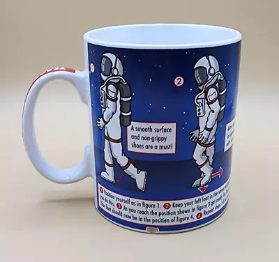 Vintage Ginger Fox Moonwalk Astronaut Michael Jackson Learn To Dance Coffee Mug • $14.96