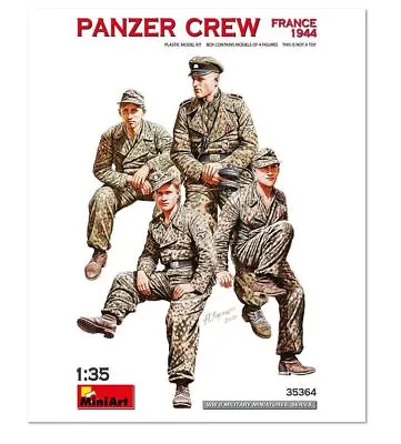 MIN35364 - Miniart 1:35 - Panzer Crew France 1944 • £13.99